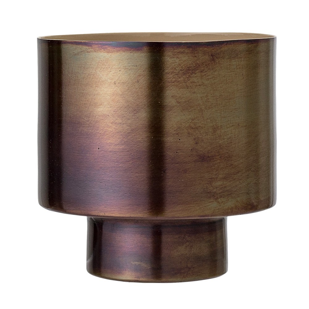 Bloomingville - Blumenvase Aluminium Braun