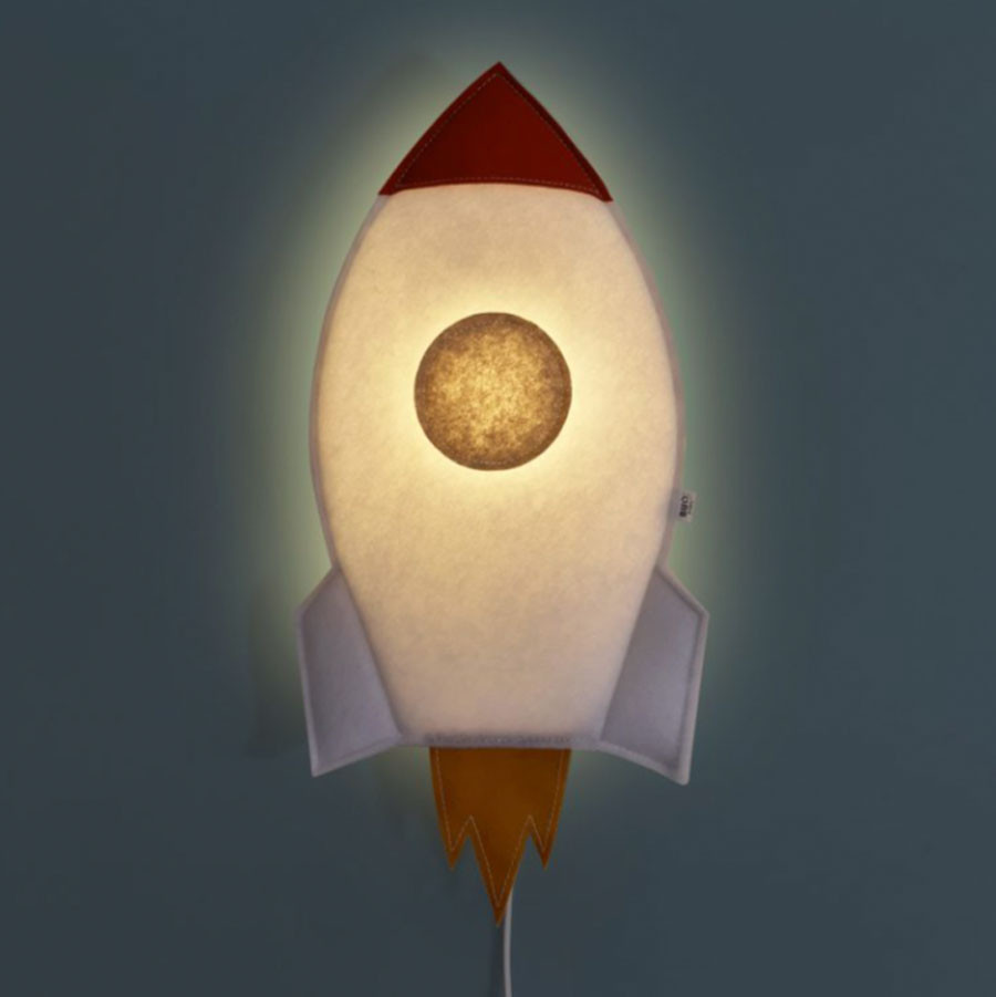 Buokids - Wandlampe Space Rocket