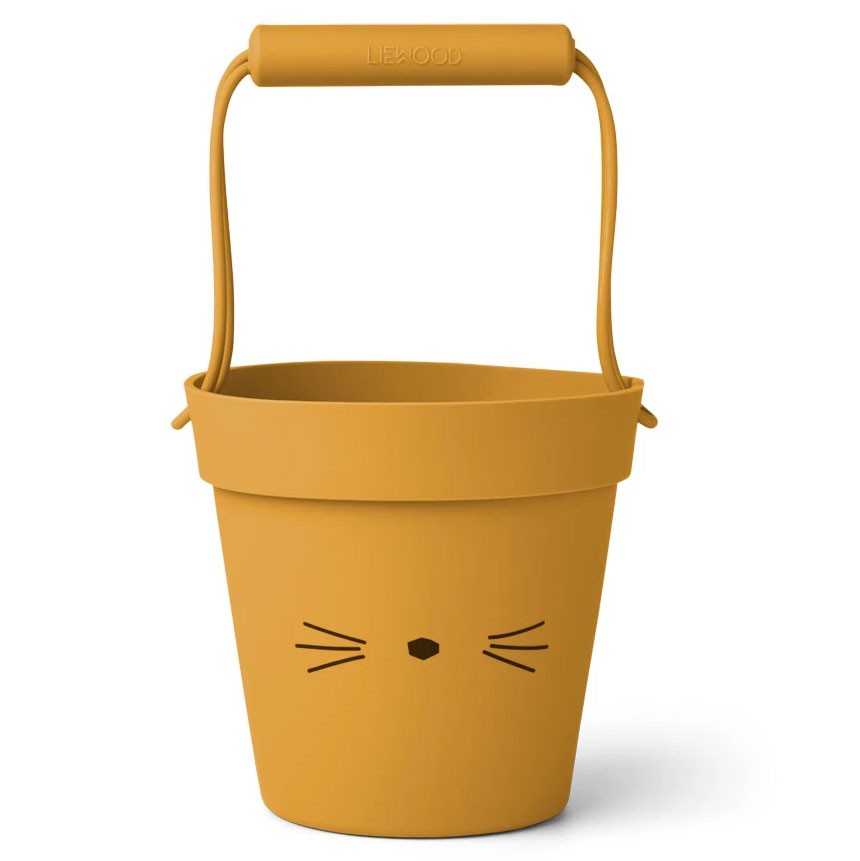 Liewood - Sandeimer aus Silikon Katze Linda Senfgelb