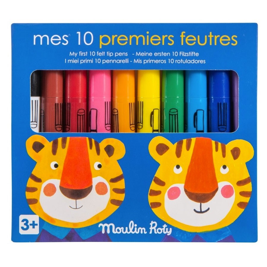 Moulin Roty - Meine ersten 10 Filzstifte