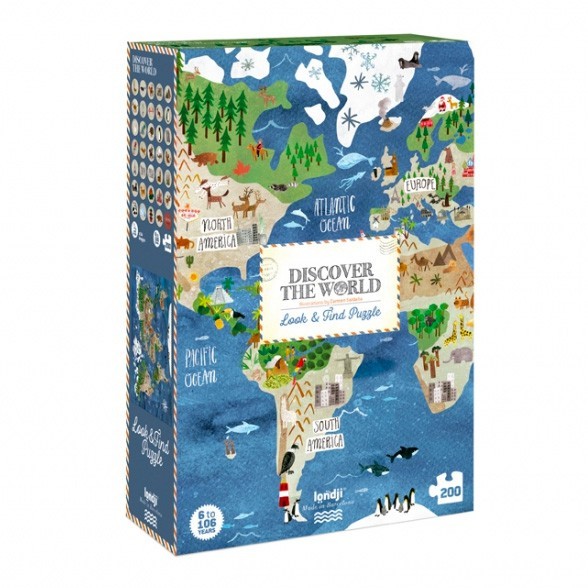 Londji - Puzzle "Discover the World" ab 6 Jahre