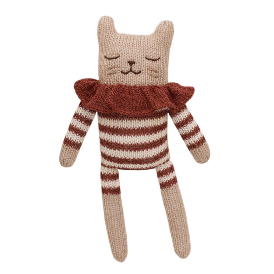 Main Sauvage - Kuscheltier Katze Striped Romper Sienna