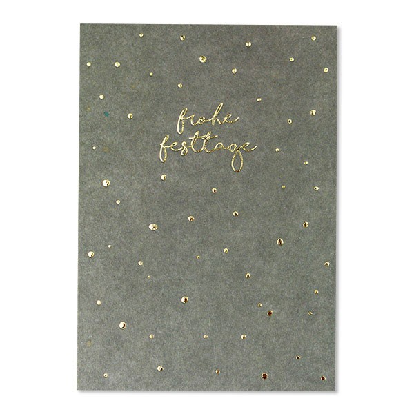 Ava & Yves - Postkarte "Frohe Festtage"