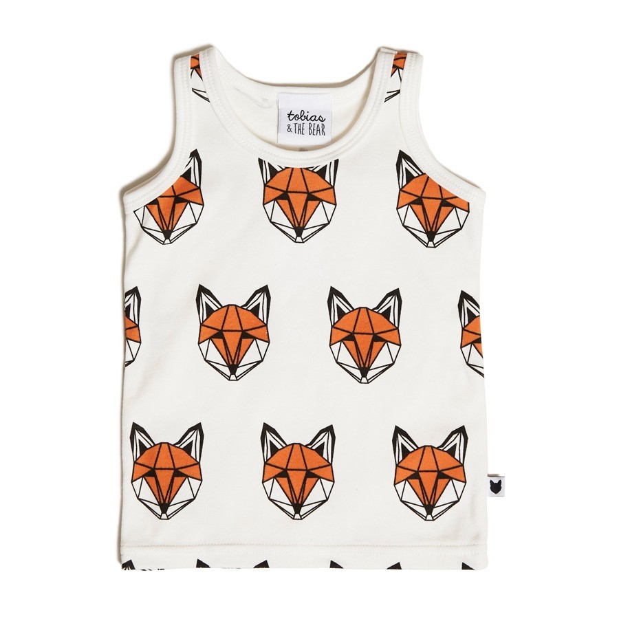 Tobias & the Bear - Tanktop "Origami Fuchs"