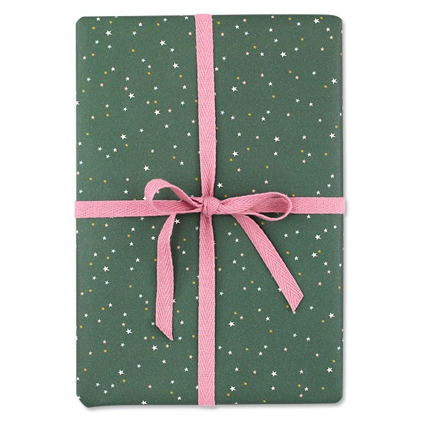 Ava & Yves - Geschenkpapier "Sternchen" Grün