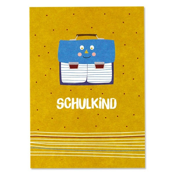 Ava & Yves - Postkarte "Schulkind"