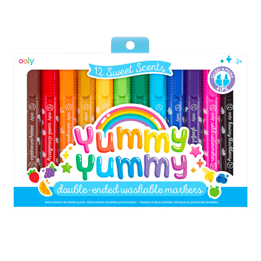 OOLY - 12 Marker "Yummy Yummy" mit Duft