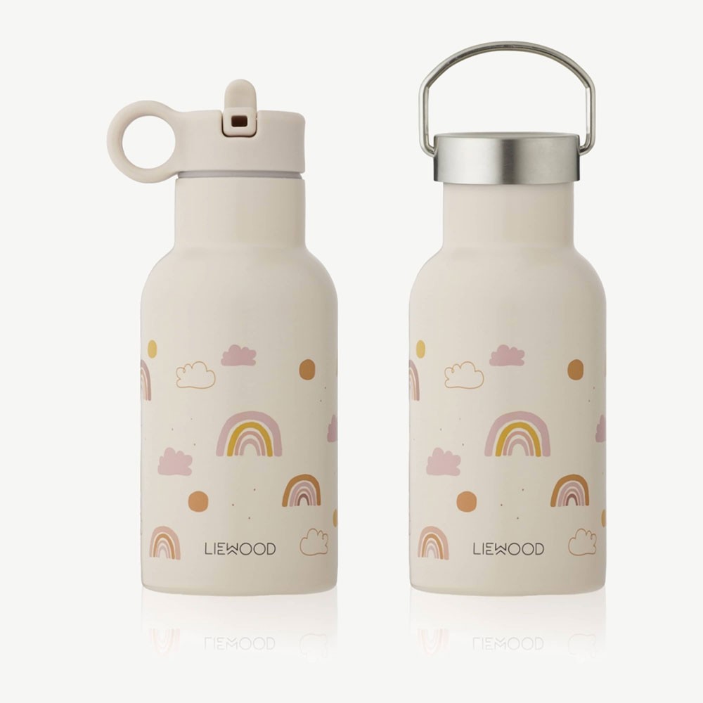Liewood - Trinkflasche Anker Rainbow Love Mix Sandy