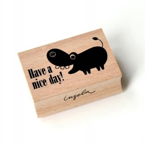 Petit Monkey - Stempel für Kinder "Have a nice Day"