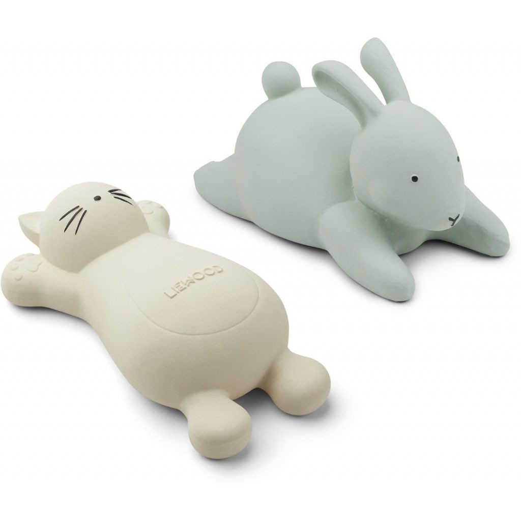Liewood - 2 Badespielzeuge Vikky Cat Creme