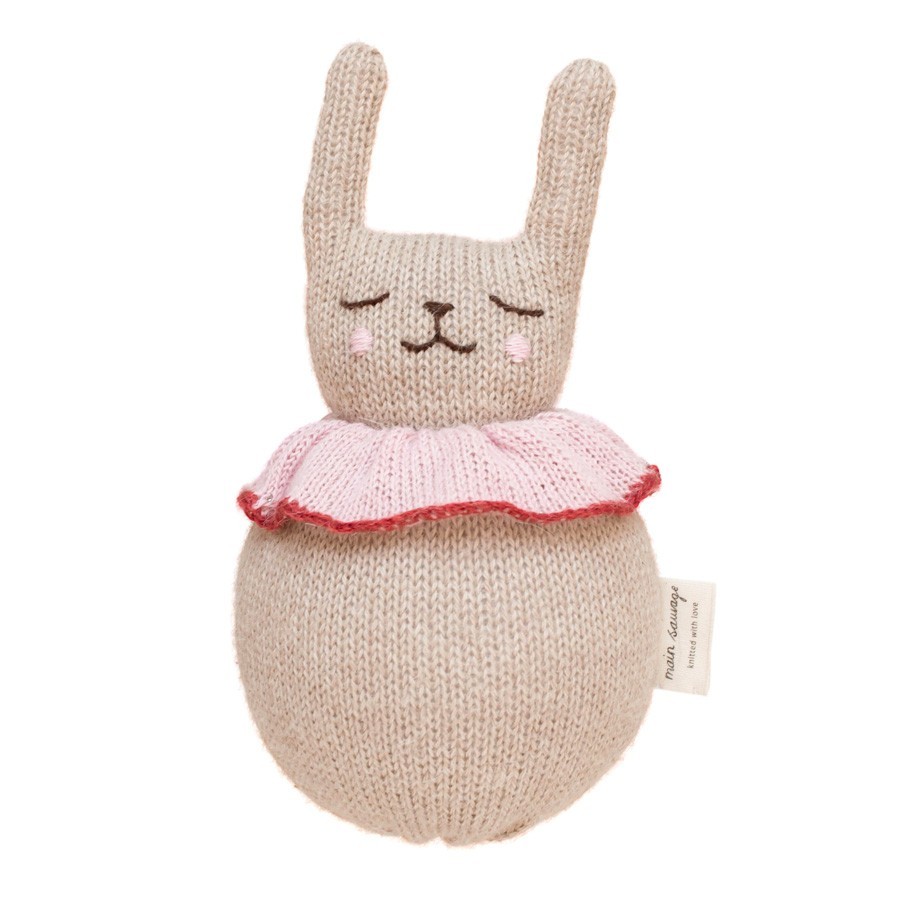 Main Sauvage - Baby Toy "Happy Bunny"