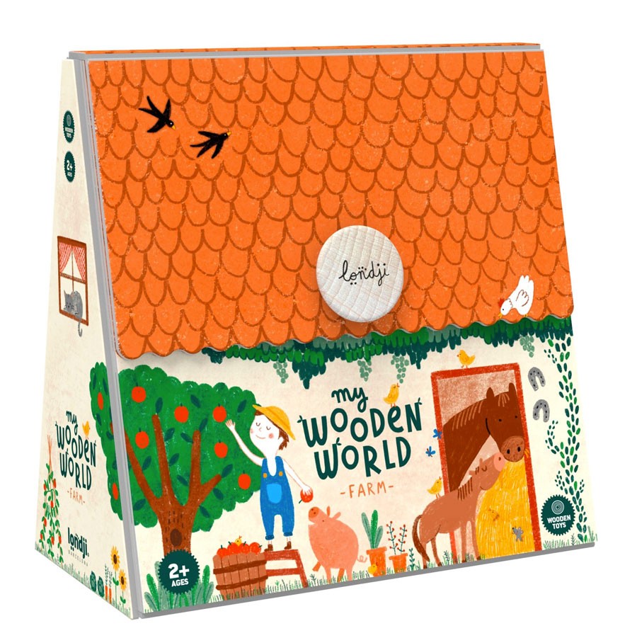 Londji - Spiel My Wooden World Farm