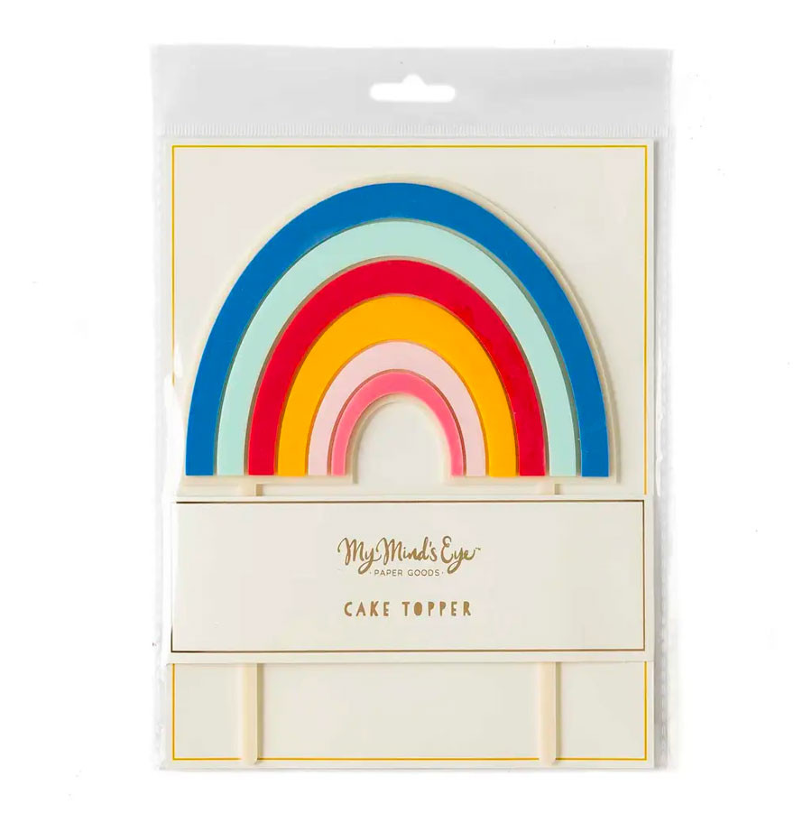 My Mind’s Eye - Cake Topper Regenbogen aus Acryl