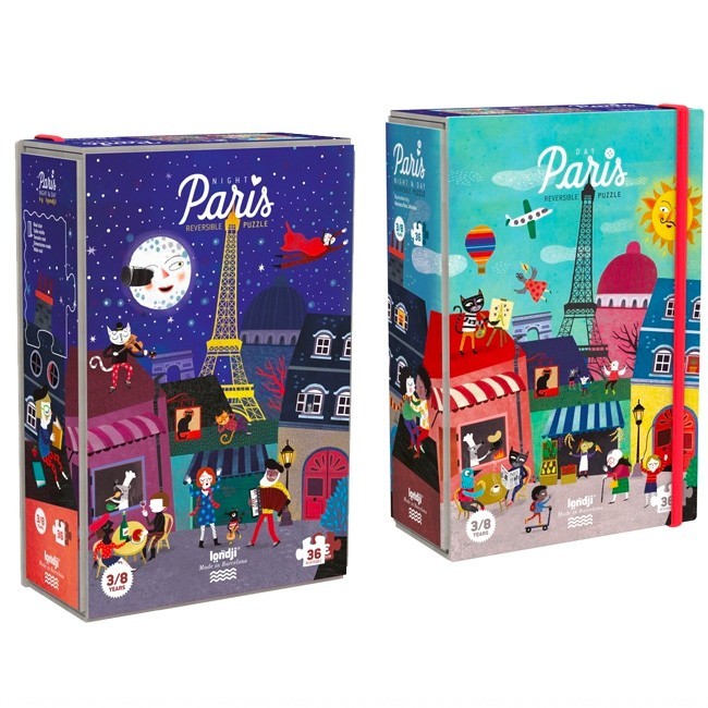 Londji - Puzzle "Night & Day in Paris"
