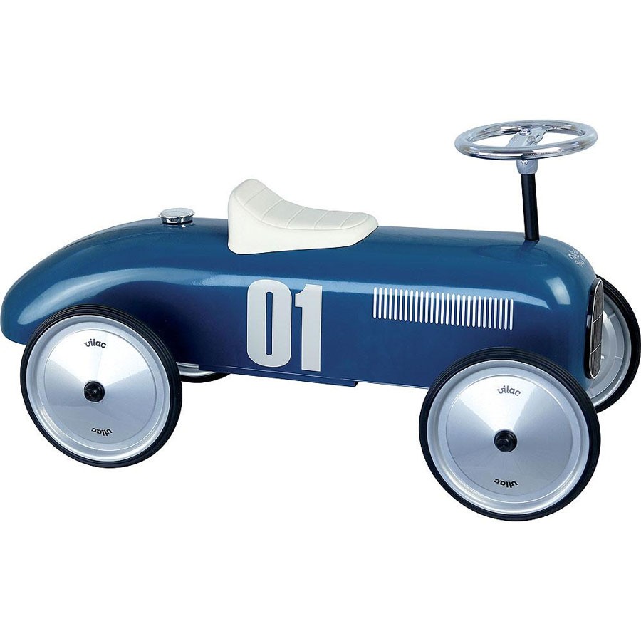 Vilac - Rutschauto Blue Vintage Car