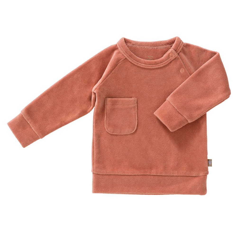 Fresk - Baby Sweater Samt Ash Rose