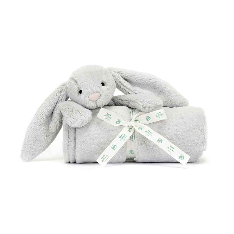 Jellycat - Babydecke Bashful Bunny Silver