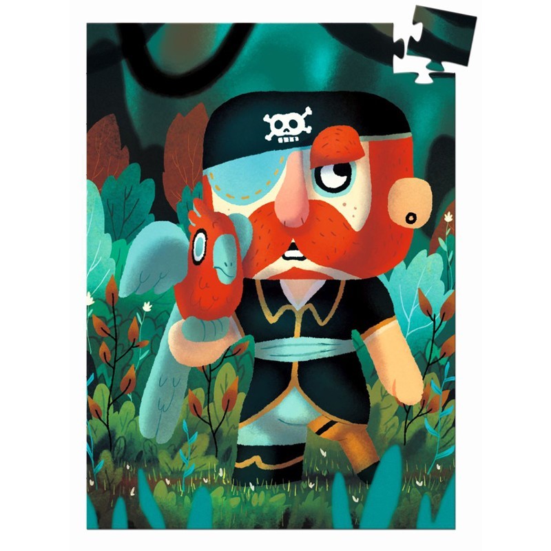 Djeco - Minipuzzle für Kids "Pirat"