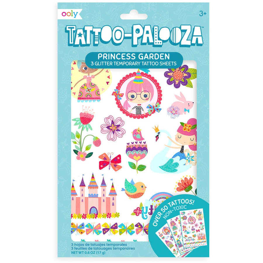 OOLY - Kindertattoos "Princess Garden"