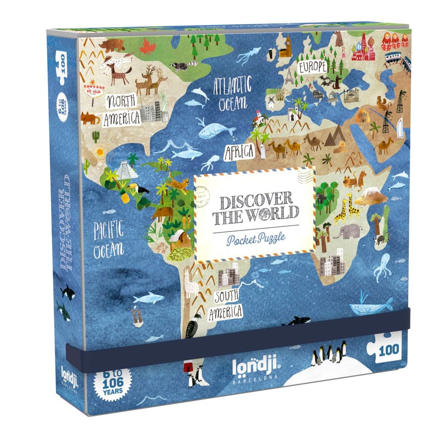 Londji - Pocket Puzzle "World"