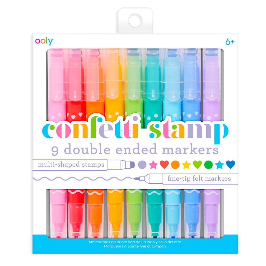 OOLY - Confetti Stempel Marker - 9 Stück