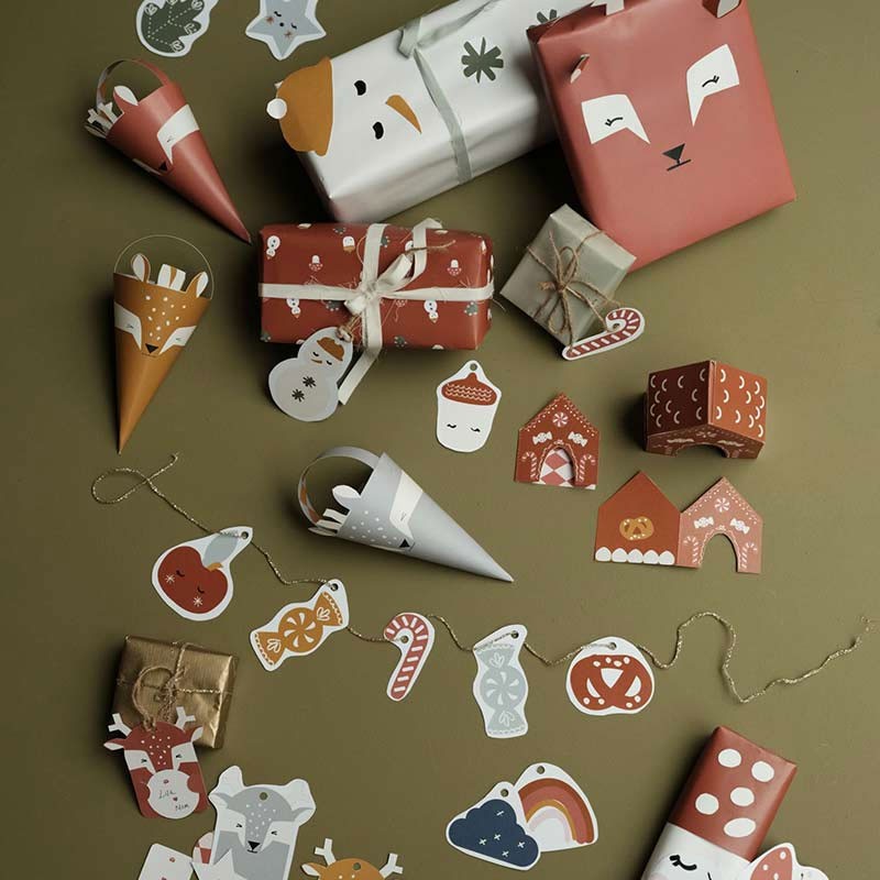 Fabelab - Bastelbuch Weihnachten mit Stickern