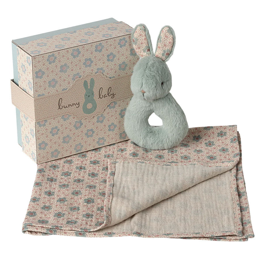 Maileg - Geschenkset Baby Hase Minze