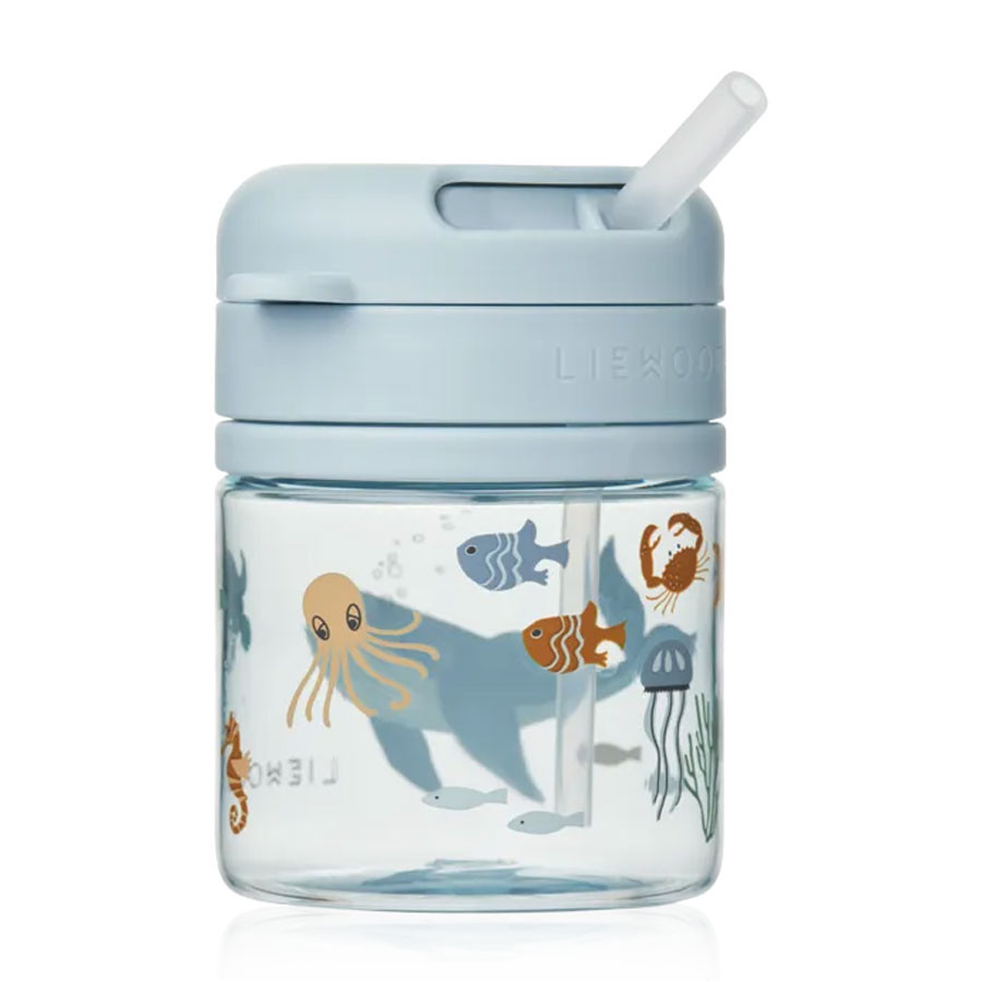 Liewood - Trinkbecher PAVIA mit Strohhalm - Sea Creature
