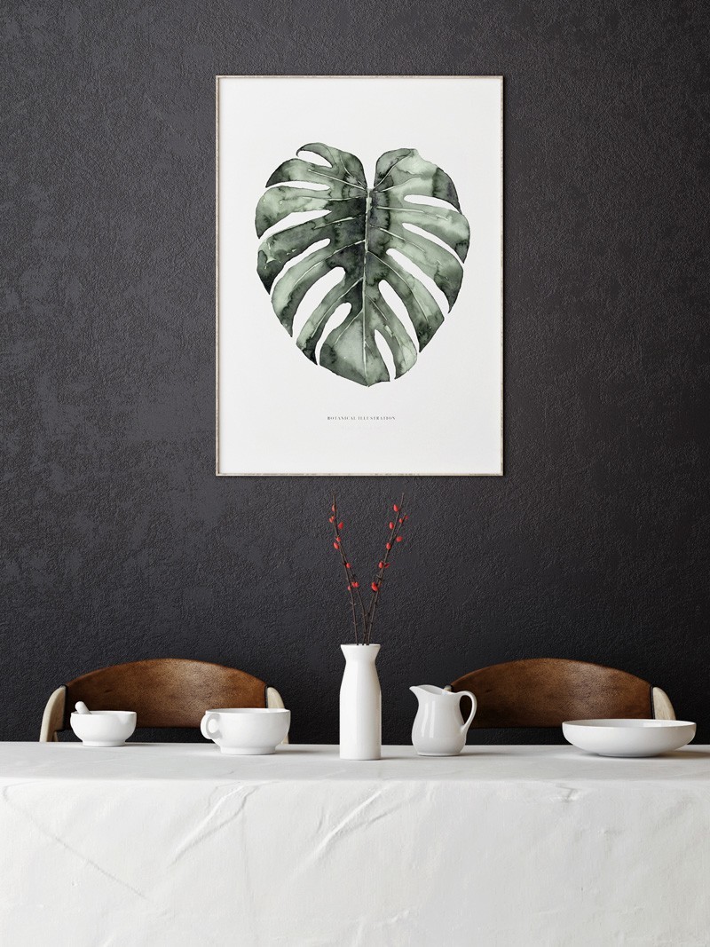 Leo La Douce - Kunstdruck "Urban Monstera"