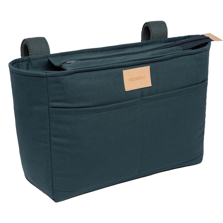 Nobodinoz - Kinderwagen Organizer "Baby on the Go" Carbon Blue