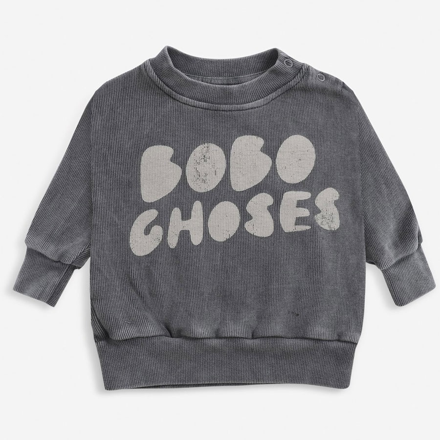 Bobo Choses - Baby Logo Sweatshirt Bobo Choses Grau