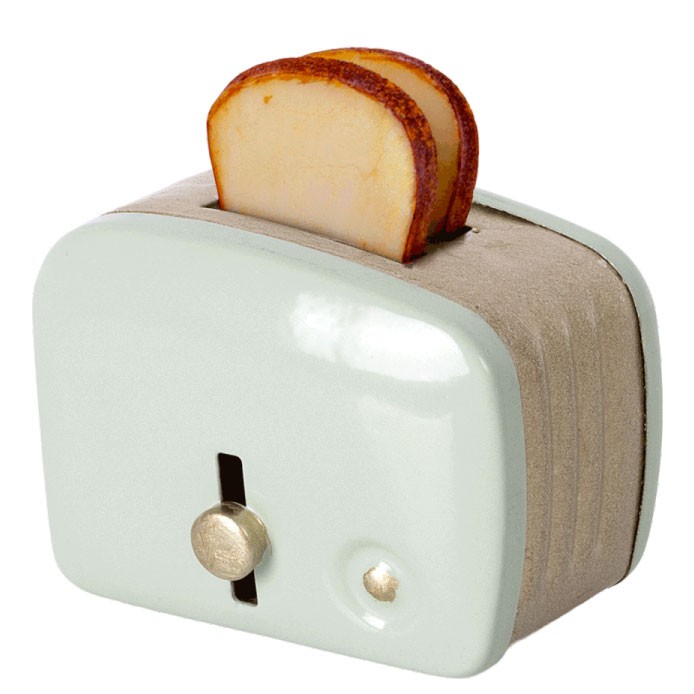 Maileg - Miniatur Toaster mit Brot Mint