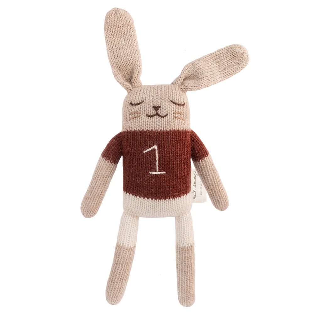 Main Sauvage - Doudou Lapin Sienna