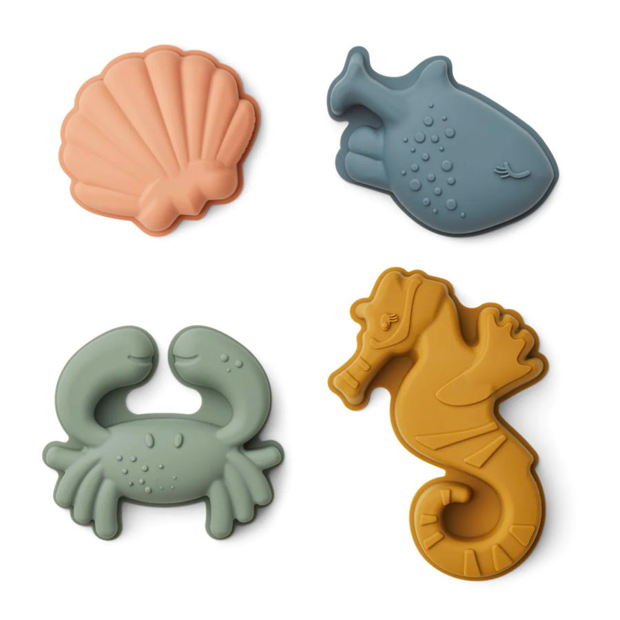 Liewood - Sandformen GILL Sea Creatures Sandy - 4 Stk
