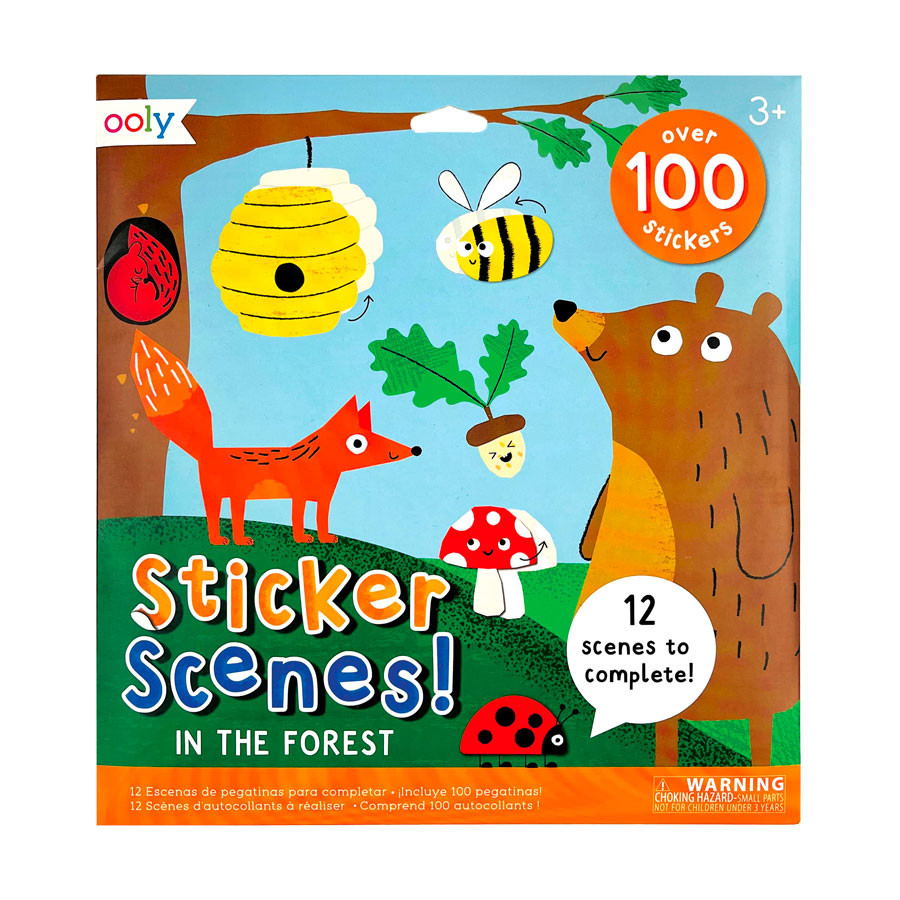 OOLY - Aufkleber Set "In The Forest" - 100 Sticker
