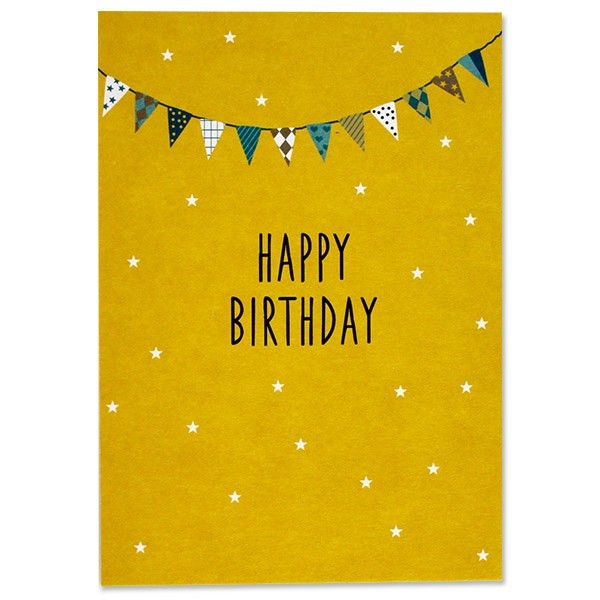 Ava & Yves - Postkarte "Happy Birthday"