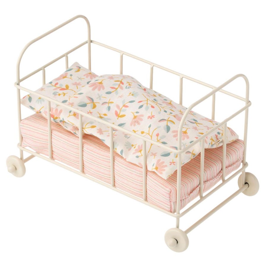 Maileg - Kleiner Stubenwagen Baby Maus