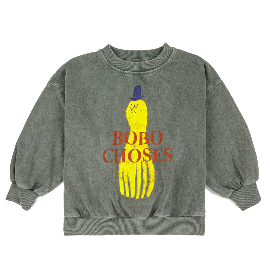 Bobo Choses - Sweatshirt - Yellow Squid