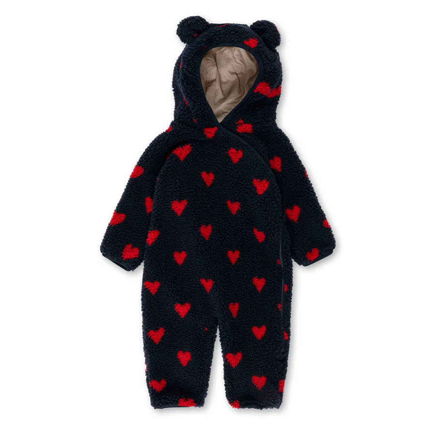 Konges Slojd - Grizz Teddy Babystrampler Mon Amour