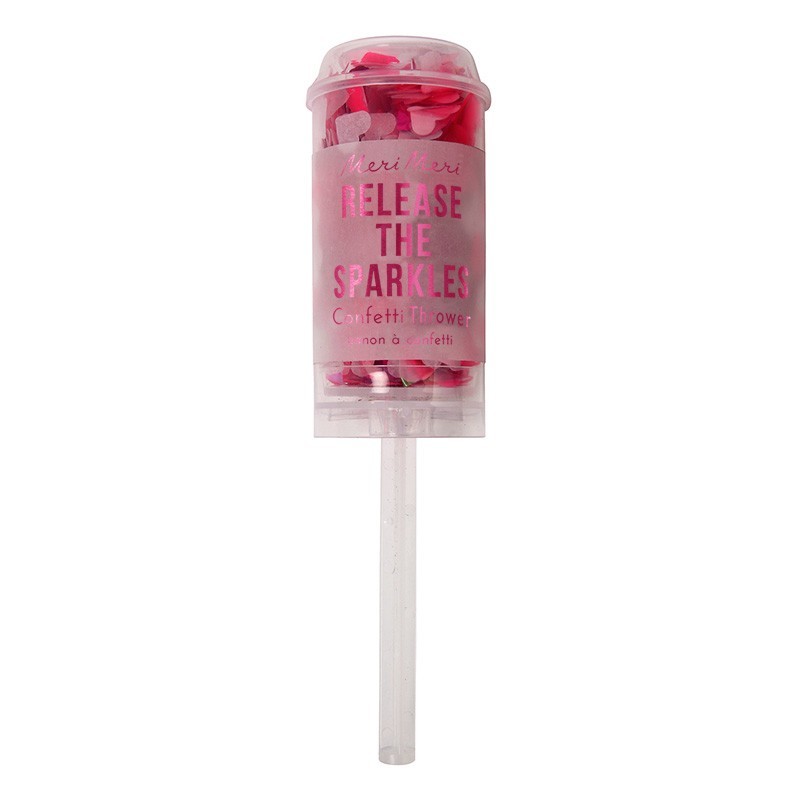 Meri Meri - Dunkelrosa Konfettiregen für Kinderparty