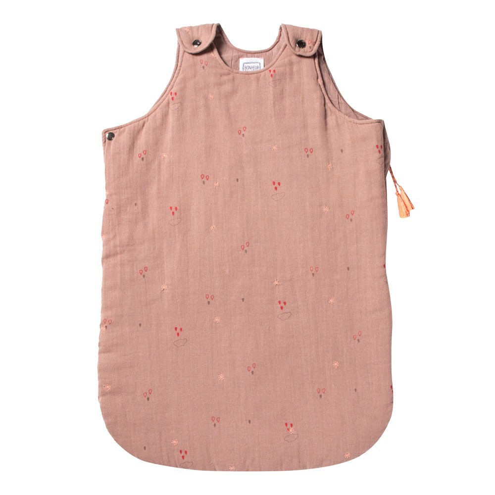 Bonheur du Jour - Schlafsack "Wolke" 6 Monate Altrosa