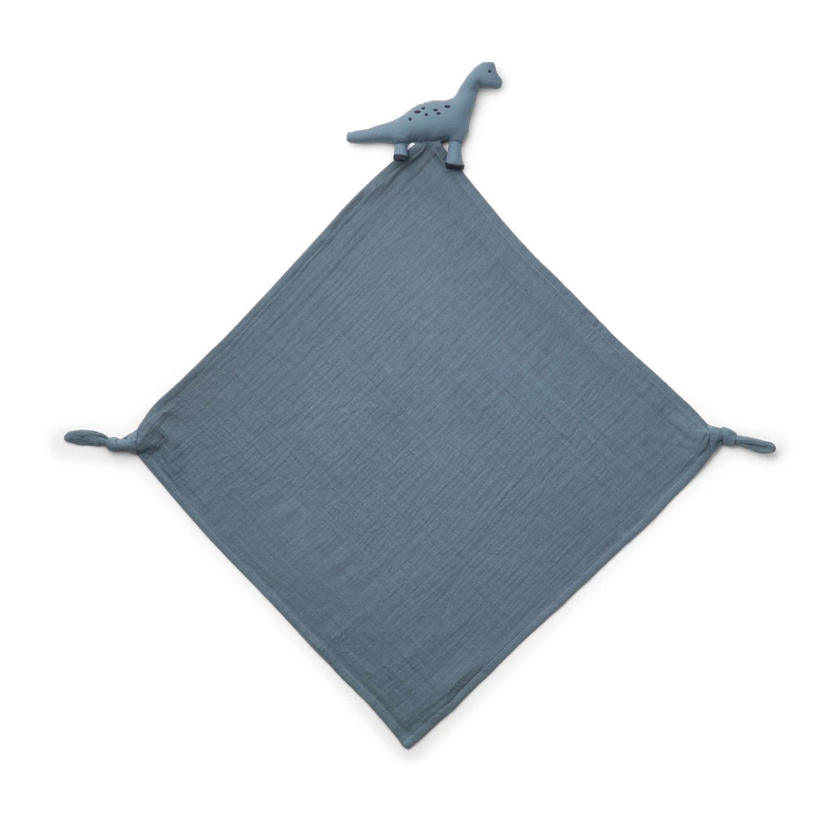 Liewood - Musselin Schmusetuch Robbie Dino Blue Wave