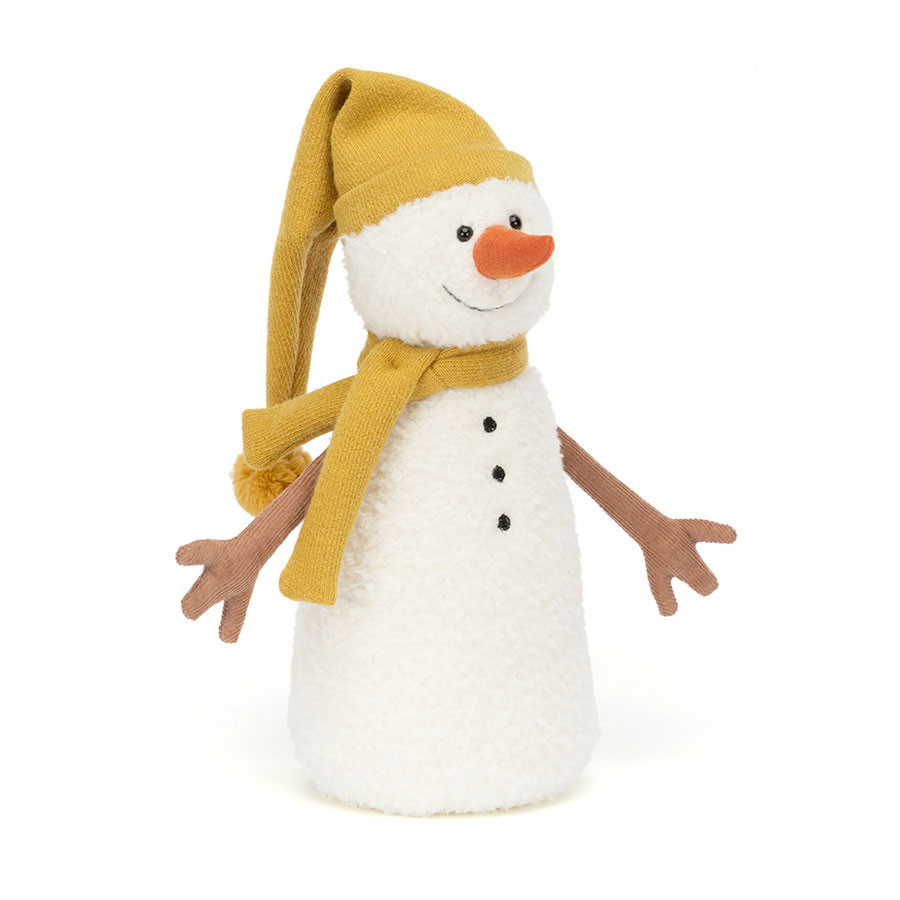 Jellycat - Großer Schneemann Lenny - Gelb