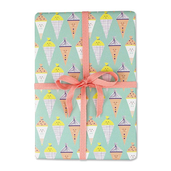 Ava & Yves - Geschenkpapier "Schultüten"