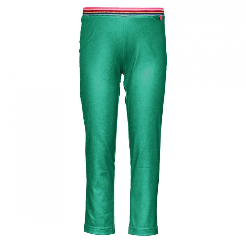 LEBIG - Metallic Leggings Dunkelgrün