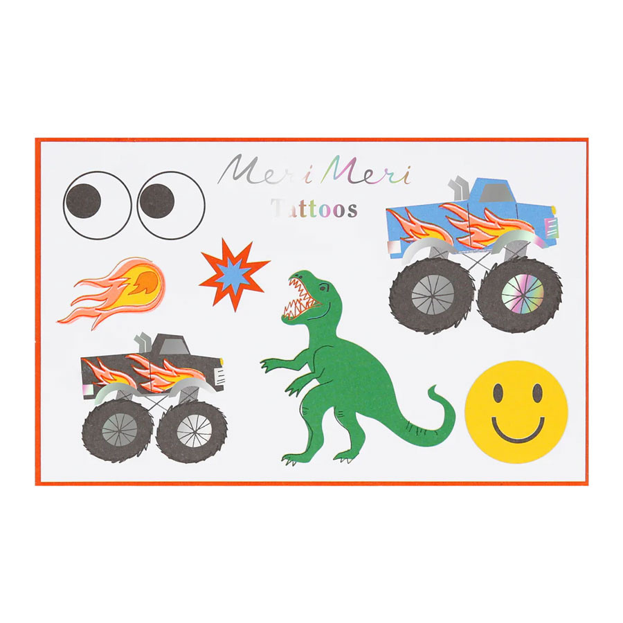 Meri Meri - Tattoo Set Toybox - 2 Bögen
