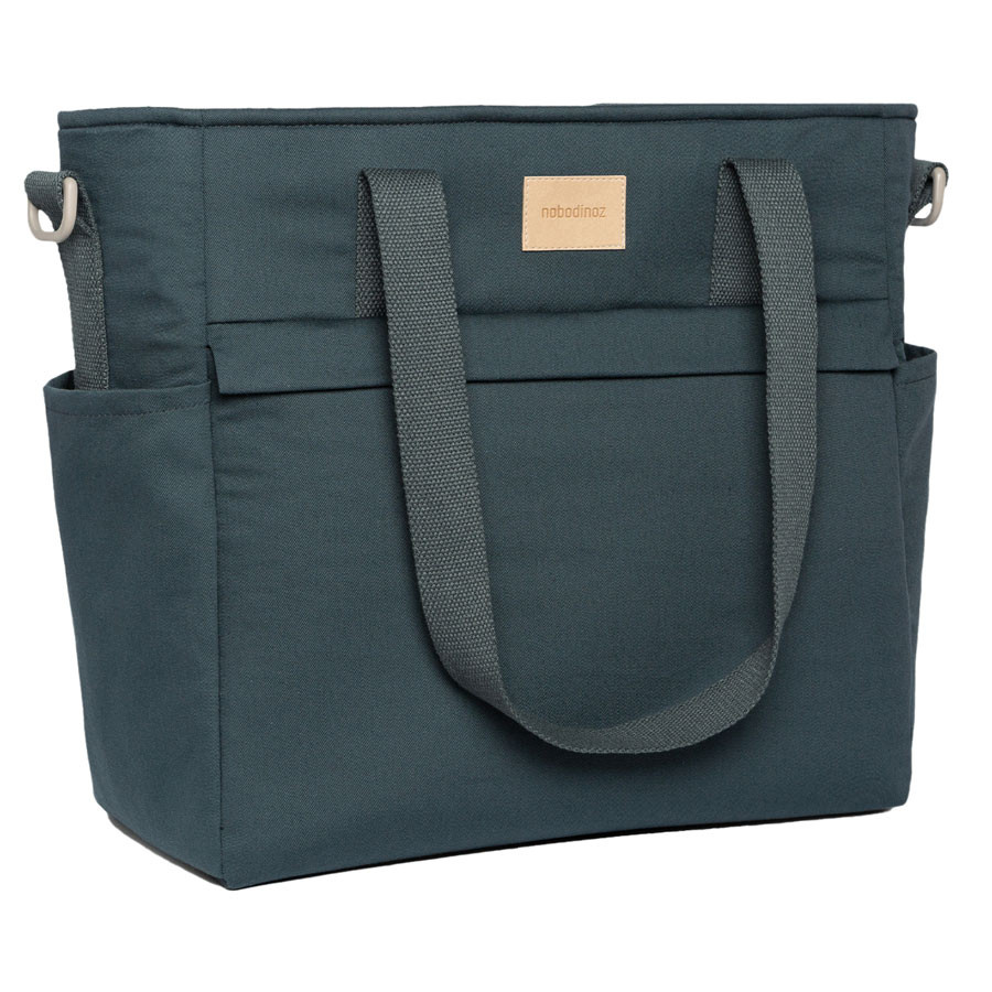 Nobodinoz - Wickeltasche "Baby on the Go" Carbon Blue