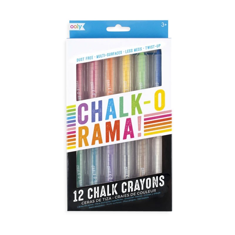 OOLY - Chalk-O-Rama - 12 bunte Kreidestifte