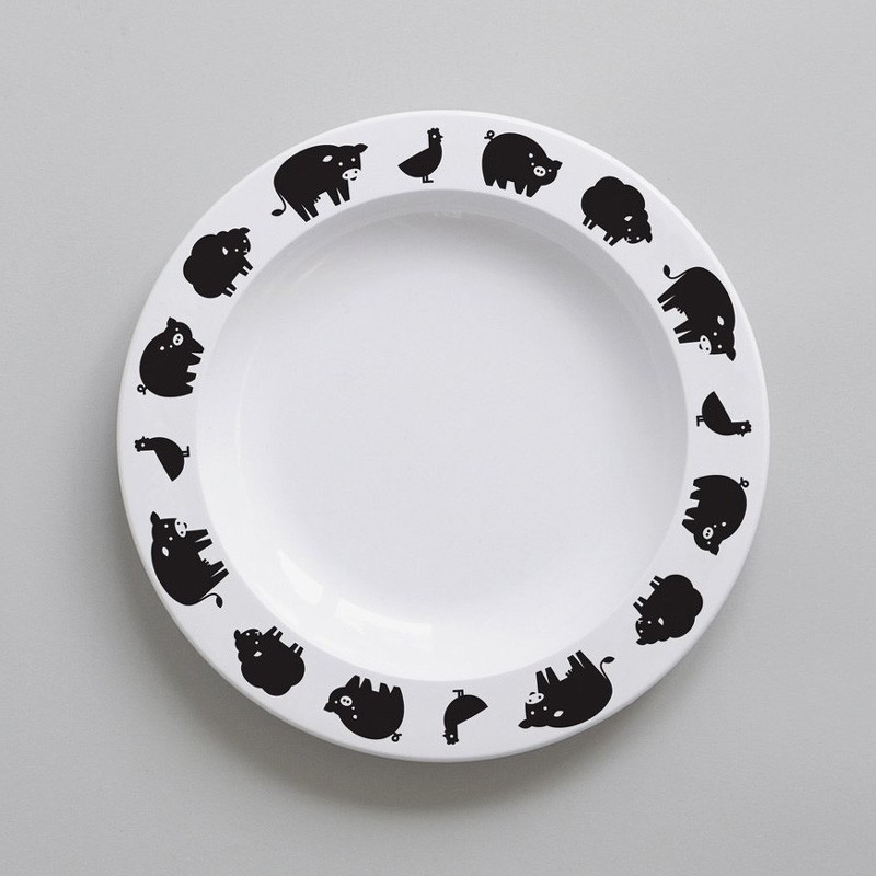 Buddy and Bear - Plate "farm animals"