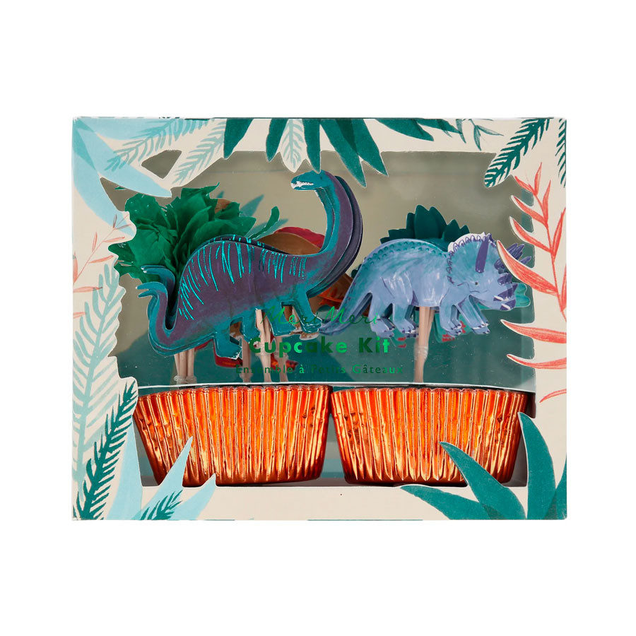 Meri Meri - Cupcake Set Dinosaurier - 24 Stk